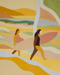 Behind the waves print